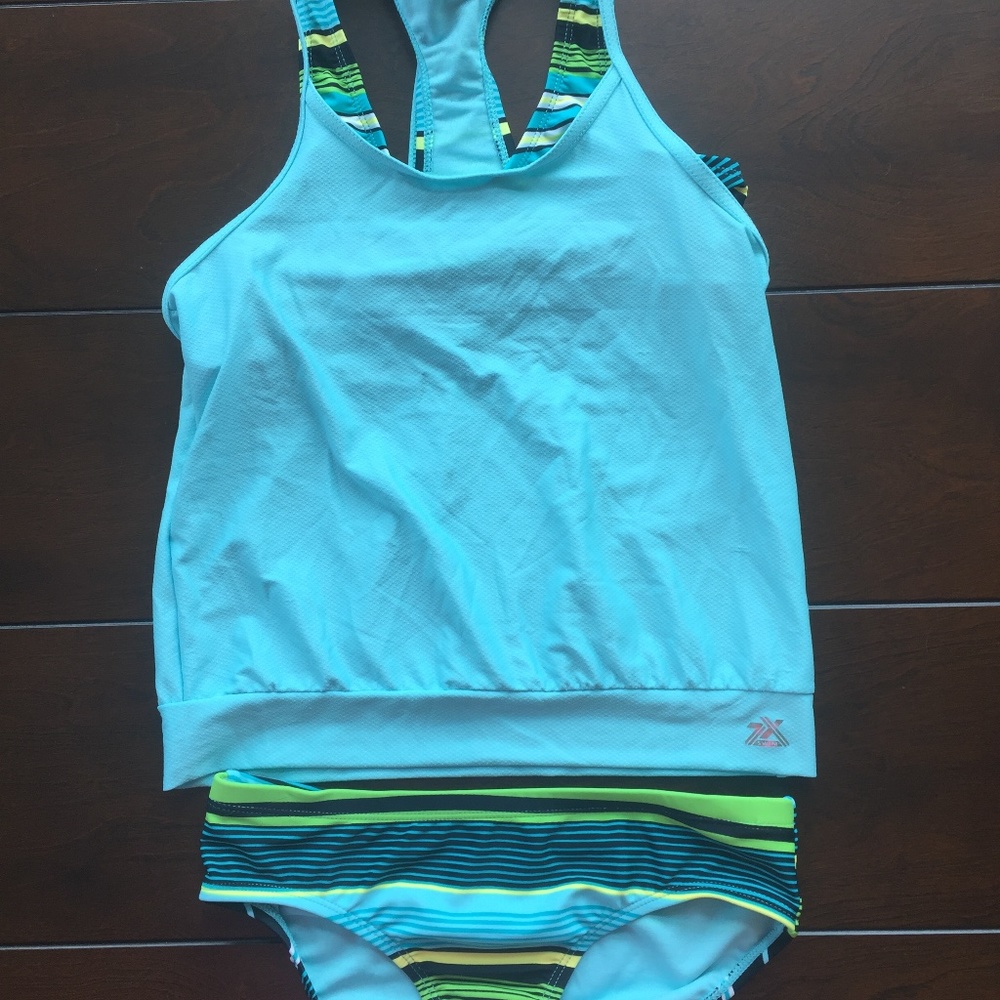 Girls 2pc Swimsuit Set Sz 10 New with out tag